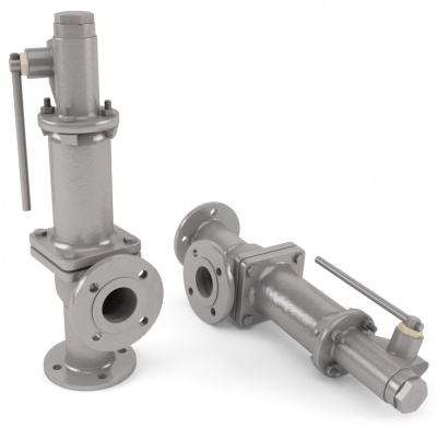 Клапан предохранительный фланцевый АСТА нержавеющий П04 рычаг В Глазове